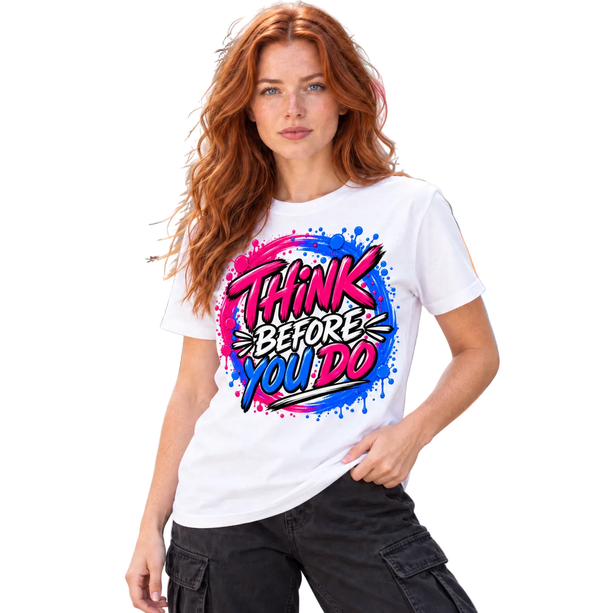 Think Before You Do Unisex Cotton T-Shirt