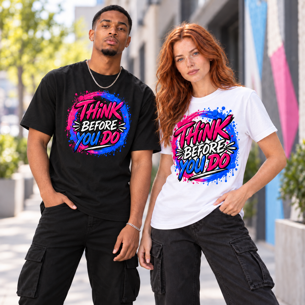 Think Before You Do Unisex Cotton T-Shirt
