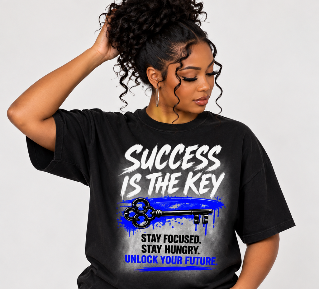 Success is the Key Patch Monkey Washed T-Shirt