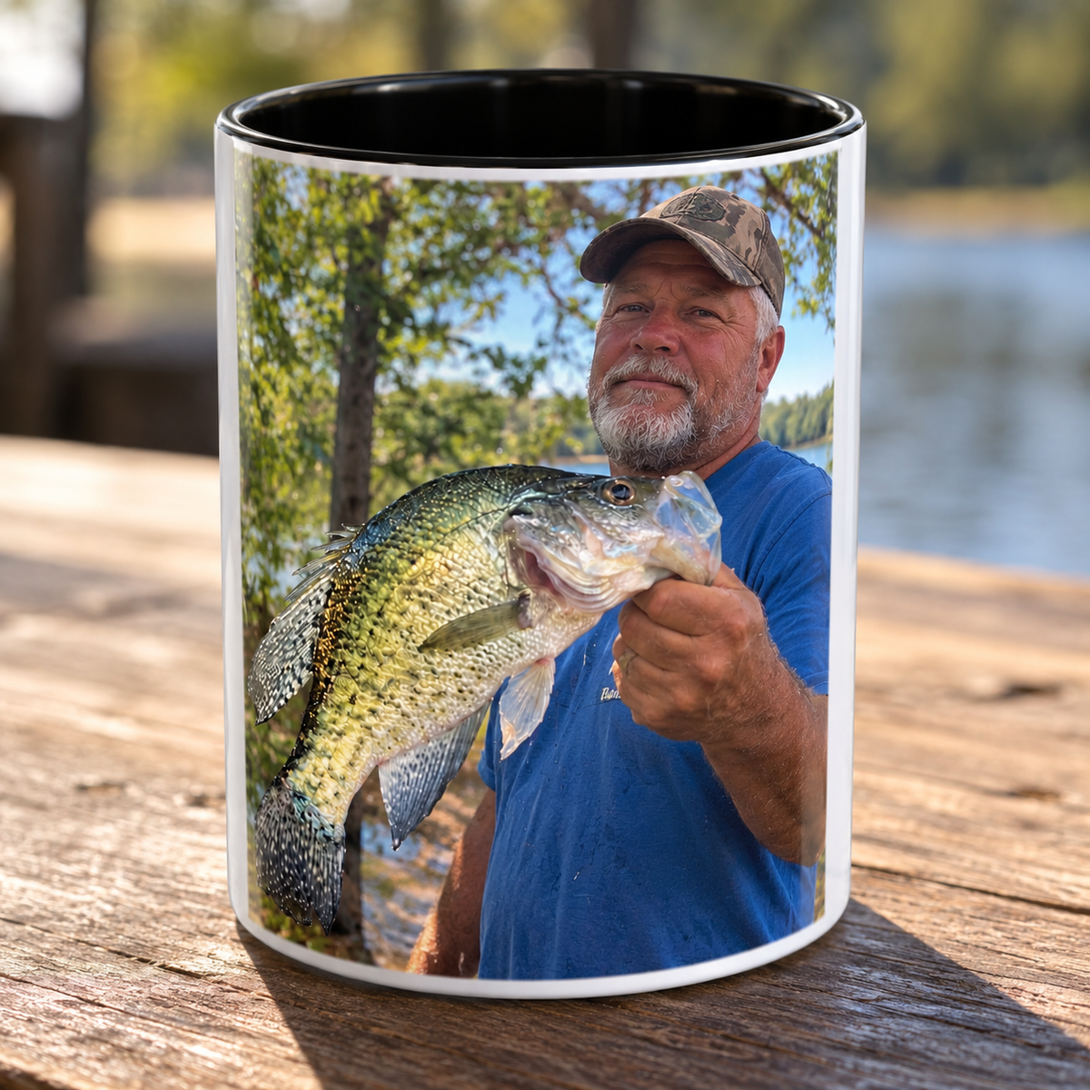 Personalized Accent Coffee Mug — Customizable 11/15oz Gift Mug
