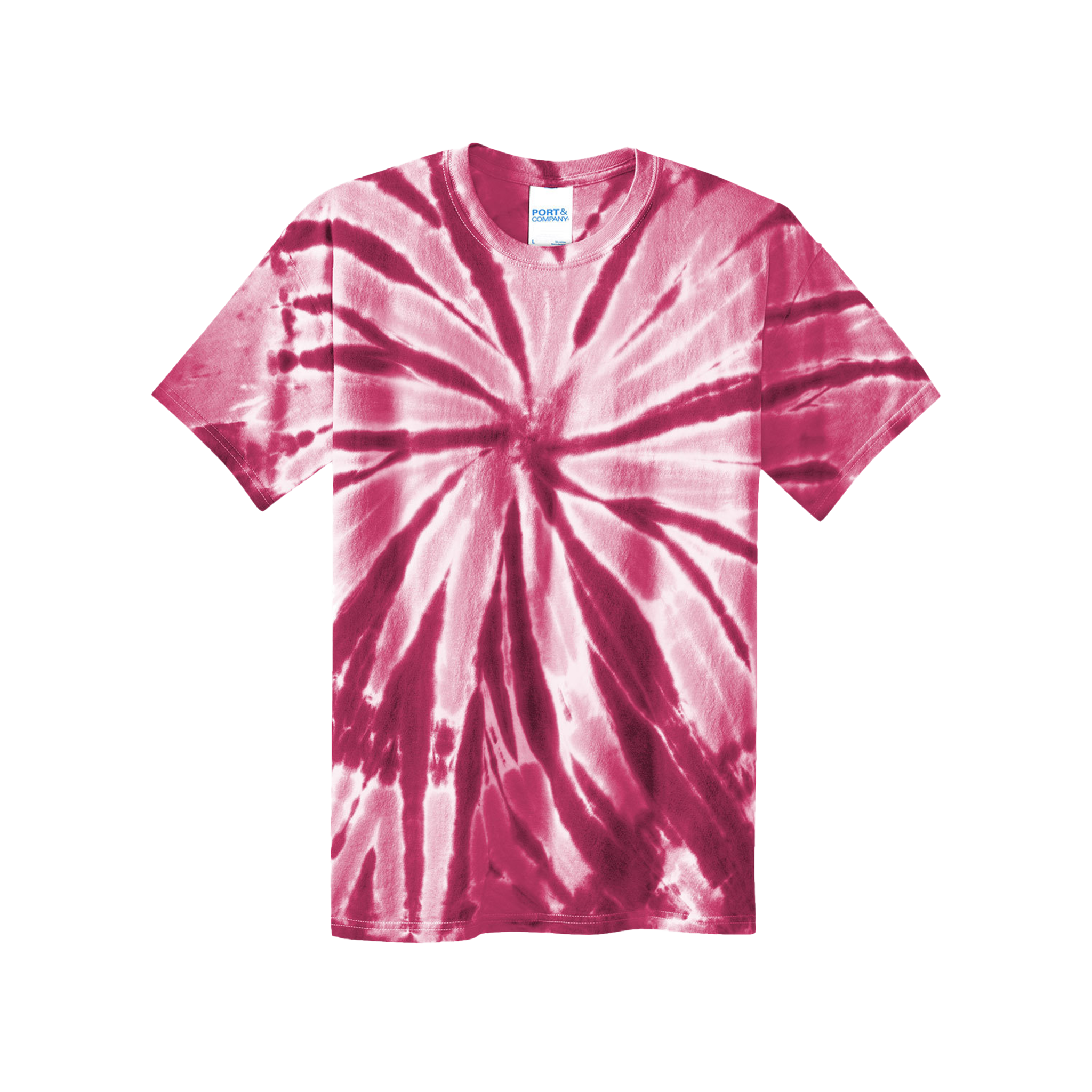 Youth Pink Emoji Vibe Tie-Dye Tee