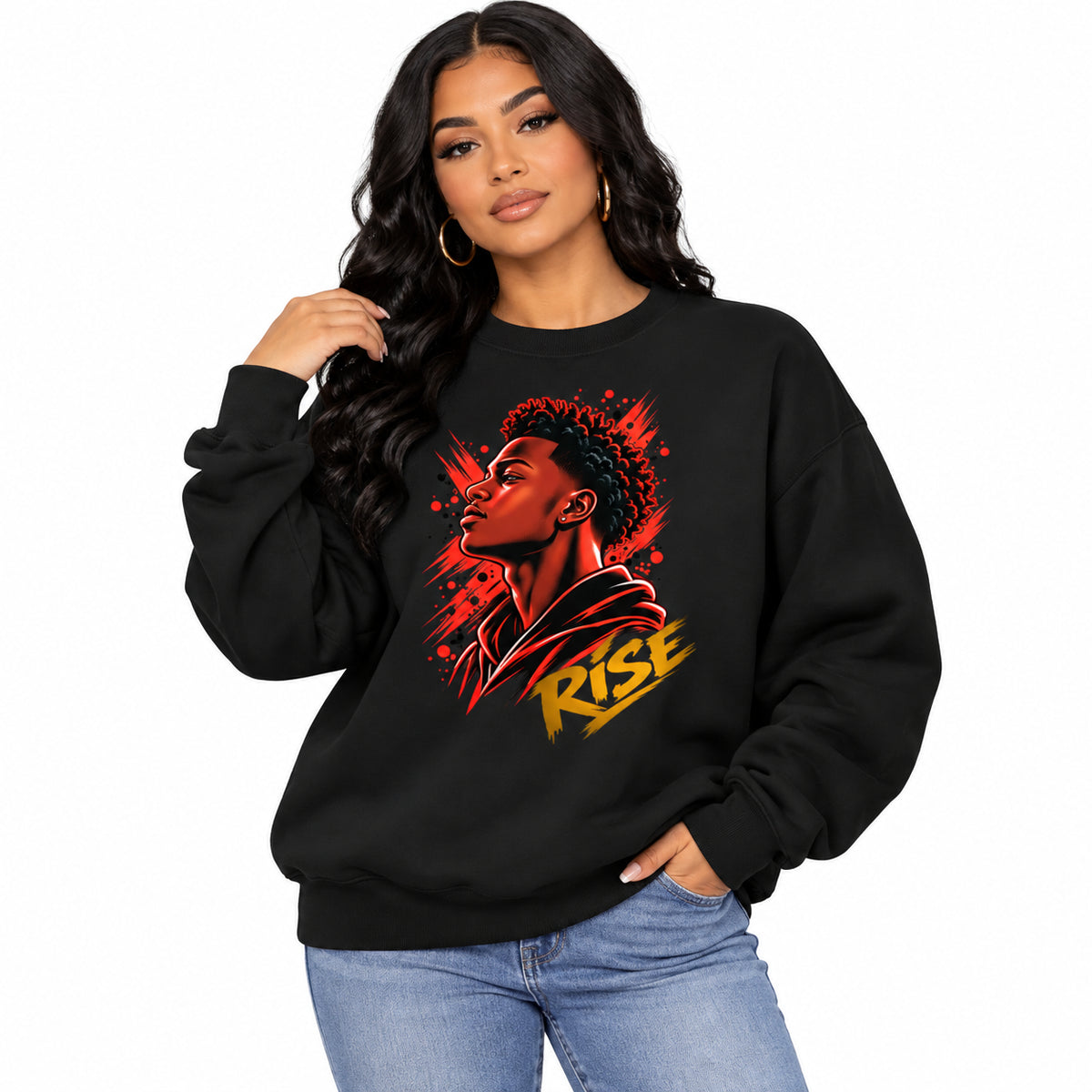 RISE Oversized Crewneck Sweatshirt